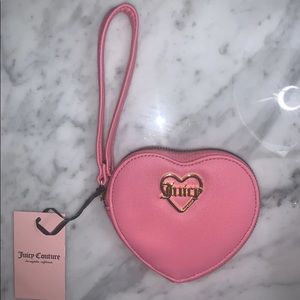 Juicy couture heart wristlet
